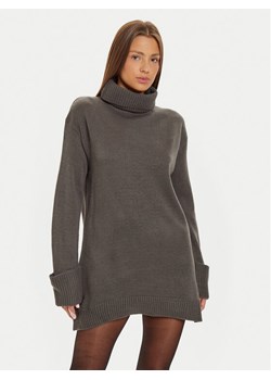 Brave Soul Sukienka dzianinowa LKD-555BELLACHAR Szary Loose Fit ze sklepu MODIVO w kategorii Sukienki - zdjęcie 182642412