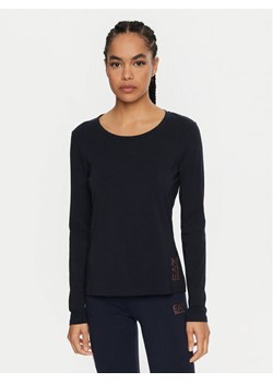 EA7 Emporio Armani Bluzka 6DTT06 TJQCZ 1562 Granatowy Slim Fit ze sklepu MODIVO w kategorii Bluzki damskie - zdjęcie 182642454