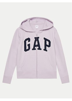 Gap Bluza 845042-01 Fioletowy Regular Fit ze sklepu MODIVO w kategorii Bluzy dziewczęce - zdjęcie 182642554