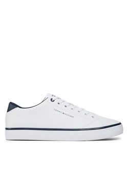 Tommy Hilfiger Sneakersy Th Hi Vulc Core Low Leather FM0FM05041 Biały ze sklepu MODIVO w kategorii Trampki męskie - zdjęcie 182642642