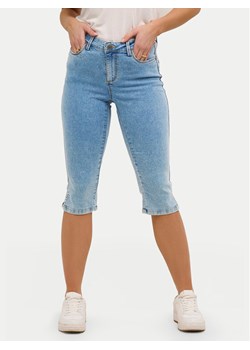 Kaffe Spodnie capri Vicky 10505521 Niebieski Slim Fit ze sklepu MODIVO w kategorii Szorty - zdjęcie 182642701