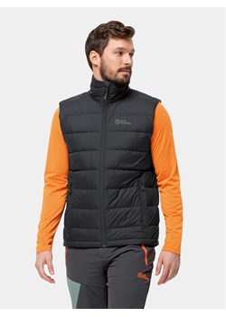 Jack Wolfskin Kamizelka Ather Down Vest 1207691 Czarny Regular Fit ze sklepu MODIVO w kategorii Kurtki męskie - zdjęcie 182642764