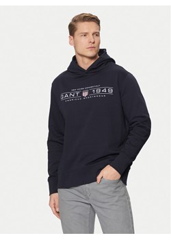 Gant Bluza 2044014 Granatowy Regular Fit ze sklepu MODIVO w kategorii Bluzy męskie - zdjęcie 182642791