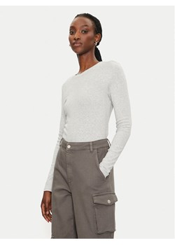 ONLY Bluzka Riley 15323159 Szary Slim Fit ze sklepu MODIVO w kategorii Bluzki damskie - zdjęcie 182642810