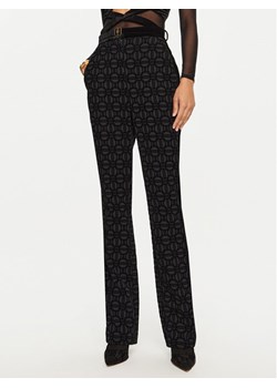 Elisabetta Franchi Spodnie materiałowe PA-051-47E2-V430 Czarny Regular Fit ze sklepu MODIVO w kategorii Spodnie damskie - zdjęcie 182642860