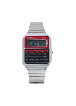 Casio Zegarek Vintage CA-500WE-4BEF Srebrny ze sklepu MODIVO w kategorii Zegarki - zdjęcie 182642921