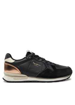 Pepe Jeans Sneakersy PLS40026 Czarny ze sklepu MODIVO w kategorii Buty sportowe damskie - zdjęcie 182642932