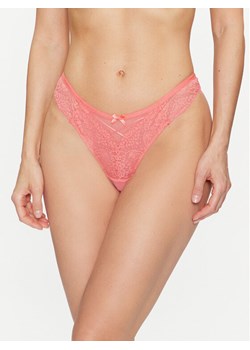 Hunkemöller Stringi Arabella 204672 Koralowy ze sklepu MODIVO w kategorii Majtki damskie - zdjęcie 182642952