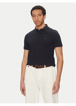 Tommy Hilfiger Polo Vertical MW0MW38951 Granatowy Regular Fit ze sklepu MODIVO w kategorii T-shirty męskie - zdjęcie 182643133