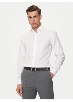 Calvin Klein Koszula K10K113164 Biały Slim Fit ze sklepu MODIVO w kategorii Koszule męskie - zdjęcie 182643264