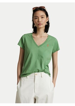 Polo Ralph Lauren T-Shirt 211902403009 Zielony Straight Fit ze sklepu MODIVO w kategorii Bluzki damskie - zdjęcie 182643400