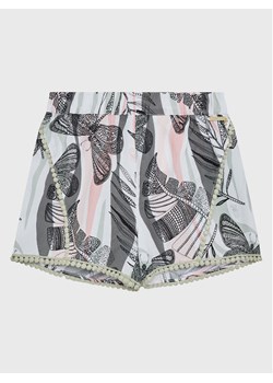 Guess Szorty materiałowe J3GD05 WFBN0 Zielony Relaxed Fit ze sklepu MODIVO w kategorii Spodenki dziewczęce - zdjęcie 182643401
