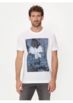 JOOP! Jeans T-Shirt 20Dismas 30042353 Biały Modern Fit ze sklepu MODIVO w kategorii T-shirty męskie - zdjęcie 182643430