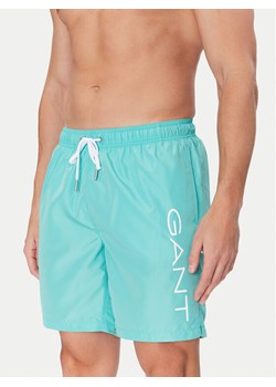 Gant Szorty kąpielowe 920006300 Niebieski Regular Fit ze sklepu MODIVO w kategorii Kąpielówki - zdjęcie 182643481