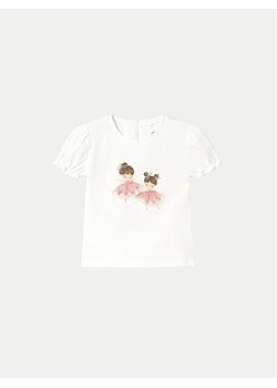 Mayoral T-Shirt 1041 Écru Regular Fit ze sklepu MODIVO w kategorii Kaftaniki i bluzki - zdjęcie 182643493