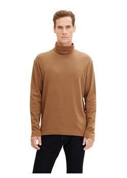 Tom Tailor Golf 1034387 Brązowy Regular Fit ze sklepu MODIVO w kategorii Swetry męskie - zdjęcie 182643510