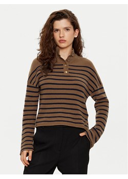 Tommy Hilfiger Sweter WW0WW44981 Brązowy Relaxed Fit ze sklepu MODIVO w kategorii Swetry damskie - zdjęcie 182643663