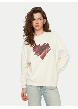 KARL LAGERFELD Bluza A1W20045 Écru Regular Fit ze sklepu MODIVO w kategorii Bluzy damskie - zdjęcie 182643730