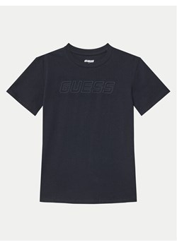 Guess T-Shirt L5RI37 J1311 Granatowy Regular Fit ze sklepu MODIVO w kategorii T-shirty chłopięce - zdjęcie 182643762