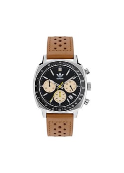 adidas Zegarek Originals Master Originals One Chrono AOFH23576 Brązowy ze sklepu MODIVO w kategorii Zegarki - zdjęcie 182643864