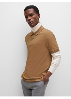 Boss Polo 50468301 Beżowy Regular Fit ze sklepu MODIVO w kategorii T-shirty męskie - zdjęcie 182643914