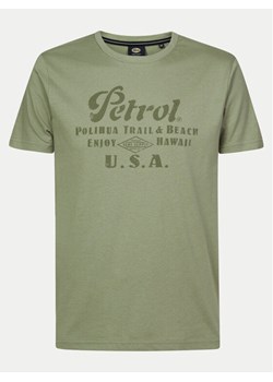 Petrol Industries T-Shirt M-1040-TSR600 Zielony Regular Fit ze sklepu MODIVO w kategorii T-shirty męskie - zdjęcie 182643932