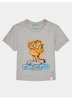 United Colors Of Benetton T-Shirt 3096G10G5 Szary Regular Fit ze sklepu MODIVO w kategorii T-shirty chłopięce - zdjęcie 182643991