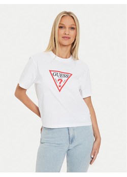 Guess T-Shirt W4YI73 K8HM0 Biały Boxy Fit - id: 0000303937980 - marki Guess - 182644032 Guess T-Shirt W4YI73 K8HM0 Biały Boxy Fit ze sklepu MODIVO w kategorii Bluzki damskie - zdjęcie 182644032