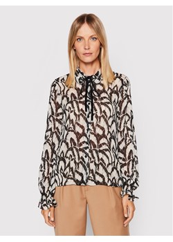 The Kooples Bluzka FTOP25015K Czarny Relaxed Fit ze sklepu MODIVO w kategorii Bluzki damskie - zdjęcie 182644184