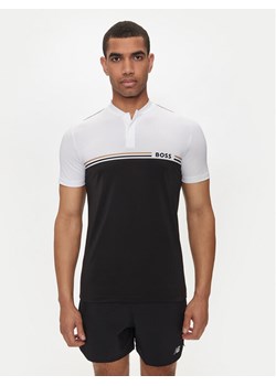 Boss Polo Pariq MB 6 50519864 Czarny Slim Fit ze sklepu MODIVO w kategorii T-shirty męskie - zdjęcie 182644252