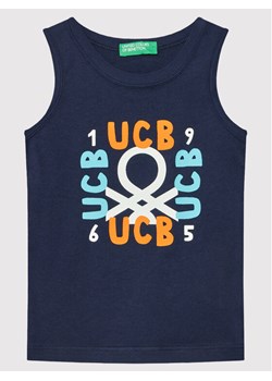 United Colors Of Benetton Top 3I1XGH002 Granatowy Regular Fit ze sklepu MODIVO w kategorii Koszulki niemowlęce - zdjęcie 182644404