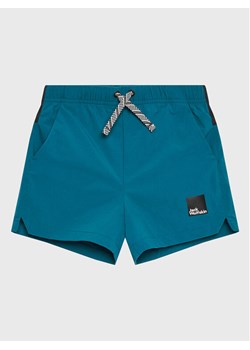 Jack Wolfskin Szorty materiałowe Teen 1609871 Niebieski Regular Fit ze sklepu MODIVO w kategorii Spodenki chłopięce - zdjęcie 182644420