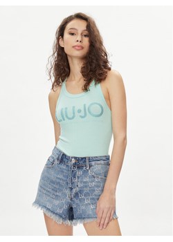 Liu Jo Top MA4327 J4695 Zielony Slim Fit ze sklepu MODIVO w kategorii Bluzki damskie - zdjęcie 182644433