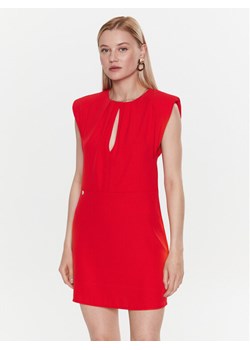 Kontatto Sukienka koktajlowa NO1006 Czerwony Slim Fit ze sklepu MODIVO w kategorii Sukienki - zdjęcie 182644444