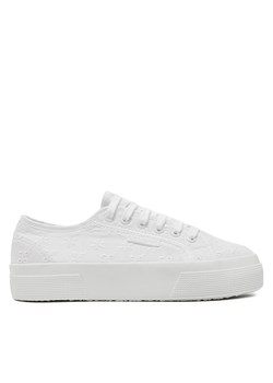 Superga Tenisówki Flower Sangallo 2740 S2148KW Biały ze sklepu MODIVO w kategorii Trampki damskie - zdjęcie 182644480