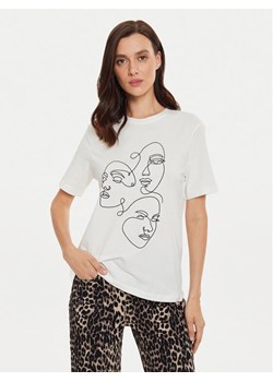 Vila T-Shirt Sybil 14097370 Biały Regular Fit - id: 0000304436673 - marki Vila - 182644494 Vila T-Shirt Sybil 14097370 Biały Regular Fit ze sklepu MODIVO w kategorii Bluzki damskie - zdjęcie 182644494