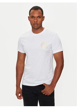 Versace Jeans Couture T-Shirt 77GAHT00 Biały Slim Fit ze sklepu MODIVO w kategorii T-shirty męskie - zdjęcie 182644554