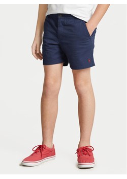 Polo Ralph Lauren Szorty materiałowe 323855350011 Granatowy Regular Fit - id: 0000302461202 - marki Polo Ralph Lauren - 182644564 Polo Ralph Lauren Szorty materiałowe 323855350011 Granatowy Regular Fit ze sklepu MODIVO w kategorii Spodenki dziewczęce - zdjęcie 182644564