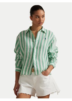 Polo Ralph Lauren Koszula 211935130007 Zielony Relaxed Fit ze sklepu MODIVO w kategorii Koszule damskie - zdjęcie 182644582