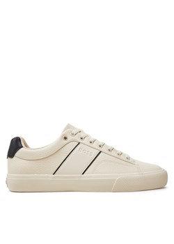 Boss Sneakersy Aiden 50522833 Beżowy ze sklepu MODIVO w kategorii Buty sportowe męskie - zdjęcie 182644630