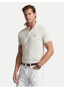 Polo Ralph Lauren Polo 710713130002 Écru Custom Slim Fit ze sklepu MODIVO w kategorii T-shirty męskie - zdjęcie 182644653