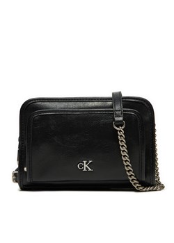 Calvin Klein Jeans Torebka K60K613047 Czarny ze sklepu MODIVO w kategorii Listonoszki - zdjęcie 182644783