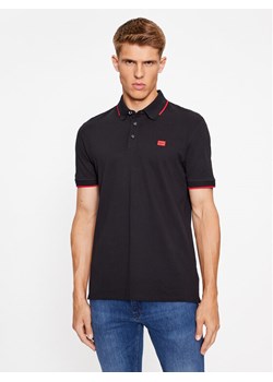 Hugo Polo Deresino232 50490775 Czarny Slim Fit ze sklepu MODIVO w kategorii T-shirty męskie - zdjęcie 182644830