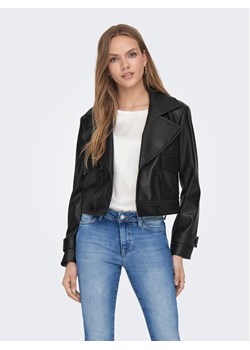 ONLY Kurtka z imitacji skóry 15293027 Czarny Regular Fit ze sklepu MODIVO w kategorii Kurtki damskie - zdjęcie 182644902