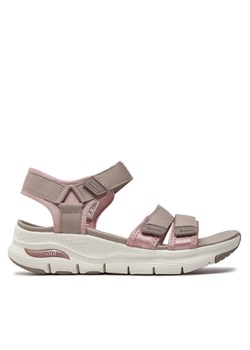Skechers Sandały Arch Fit-Fresh Bloom 119305/TPPK Beżowy ze sklepu MODIVO w kategorii Sandały damskie - zdjęcie 182644924
