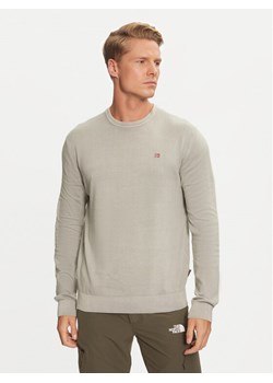 Napapijri Sweter Droz NP0A4I2G Szary Regular Fit ze sklepu MODIVO w kategorii Swetry męskie - zdjęcie 182644930