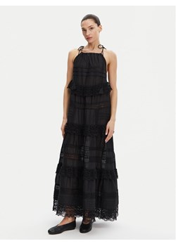 Munthe Sukienka letnia Fuenta 251132225128 Czarny Loose Fit ze sklepu MODIVO w kategorii Sukienki - zdjęcie 182644982