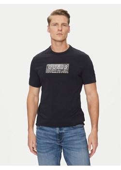 Guess T-Shirt M5GI19 J1314 Granatowy Regular Fit ze sklepu MODIVO w kategorii T-shirty męskie - zdjęcie 182645043