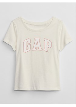 Gap T-Shirt 459909-00 Écru Regular Fit ze sklepu MODIVO w kategorii T-shirty chłopięce - zdjęcie 182645103