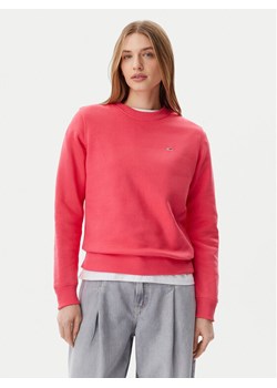 Tommy Jeans Bluza Flag DW0DW19959 Różowy Regular Fit ze sklepu MODIVO w kategorii Bluzy damskie - zdjęcie 182645123